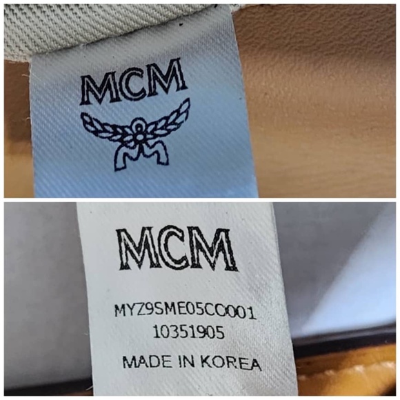 Authentic MCM Visetos Medium Patricia Wallet On Chain Cognac - Picture 5 of 14